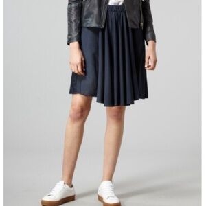 NWOT ASOS Just Female Dark Blue Denim Lash Skirt